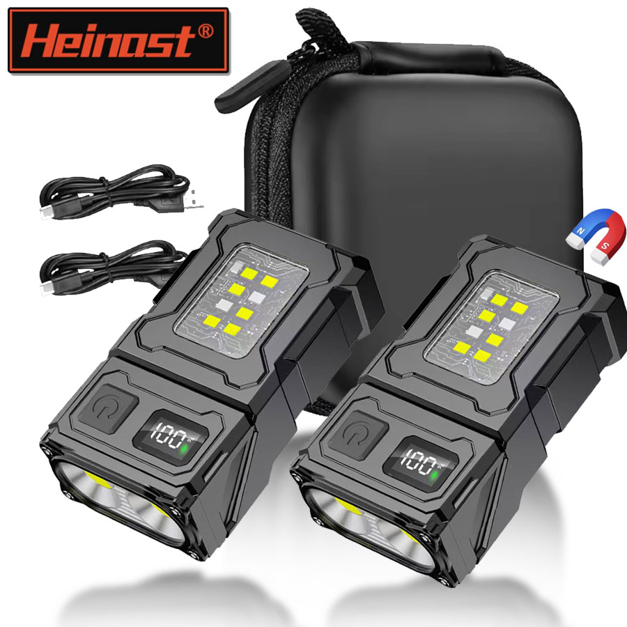 Led Headlight Bulbs - Мини-портативный светодиодный фонарик COB, вращающийся на