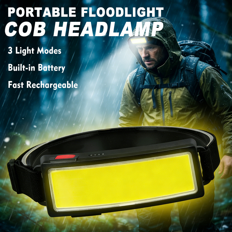 Led Headlight Bulbs - Мощный налобный фонарь COB LED с