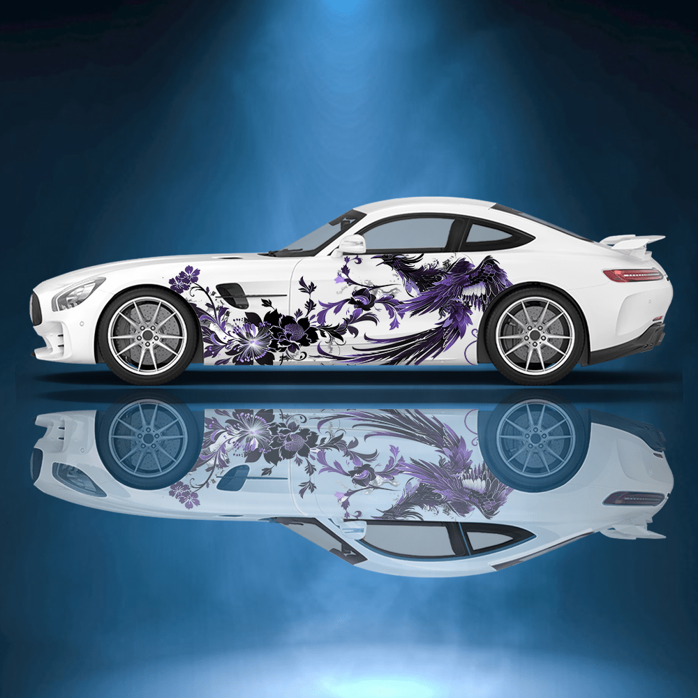 Car Accessories Phoenix - Виниловые наклейки Divine Phoenix Is Flying