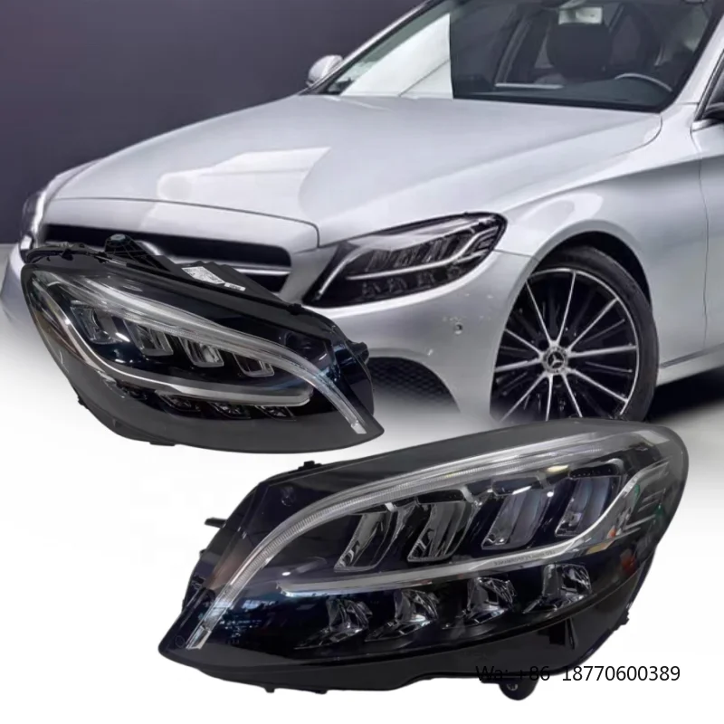 Car Accessories Mercedes - Для Mercedes-Benz C-Class W205 светодиодные фары