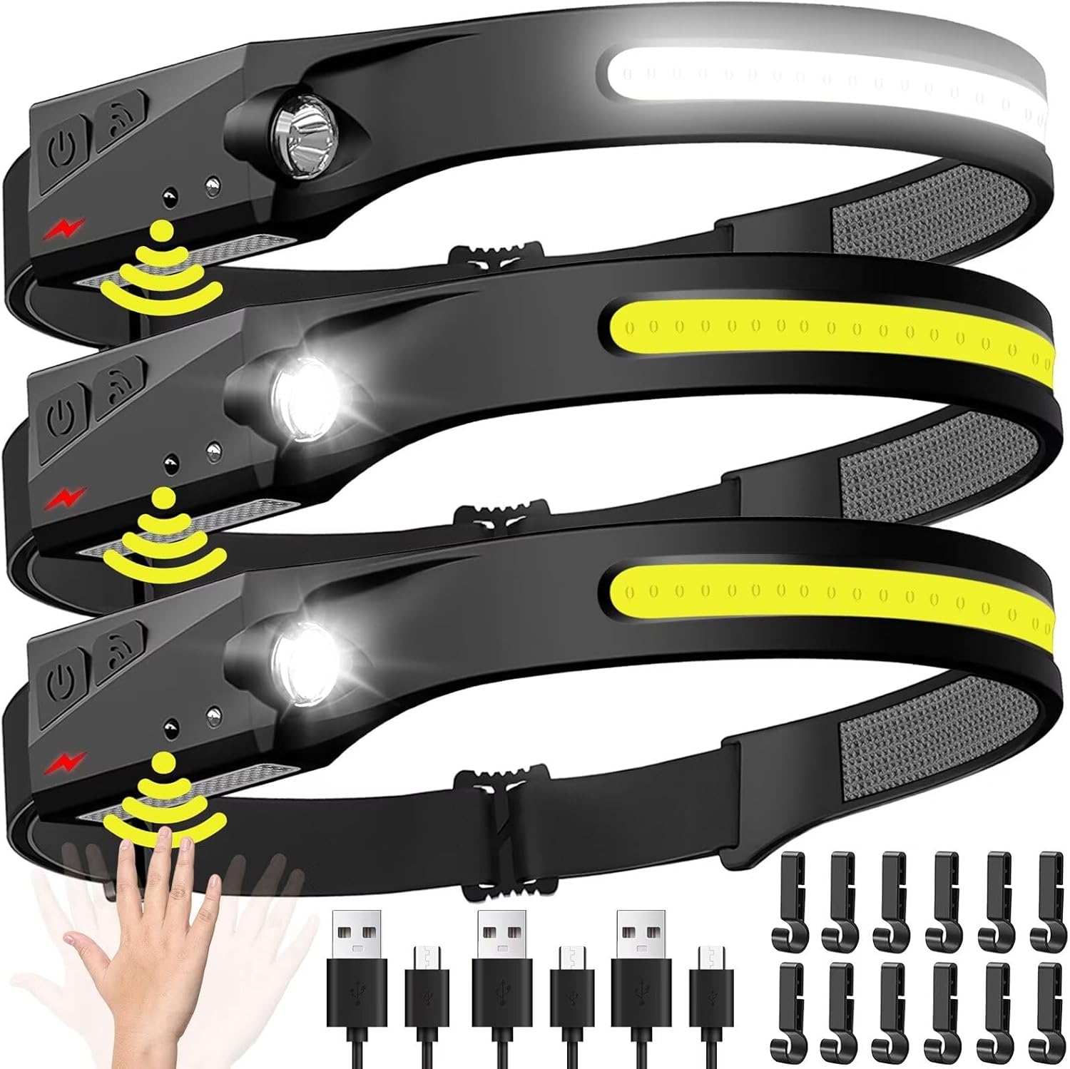 Led Headlight Bulbs - Сенсорный налобный фонарь, светодиодный налобный фонарик,