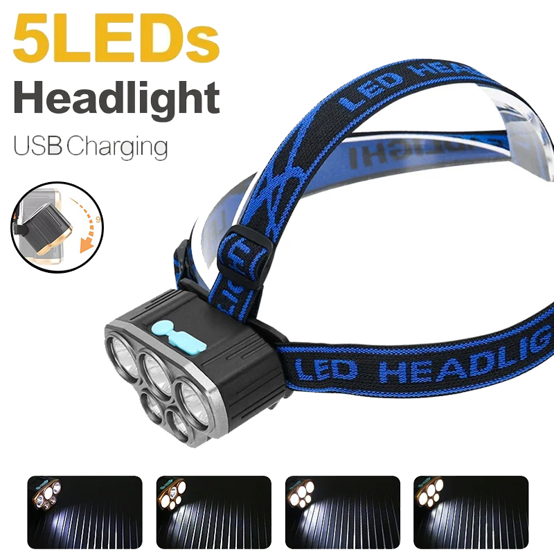 Перезаряжаемый налобный фонарь – обзор и цена Led Headlight Bulbs