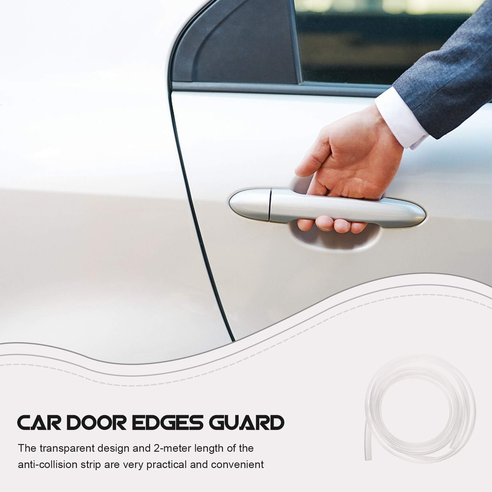 1 рулон невидимой защитной лен – обзор и цена Car Door Edge Guard