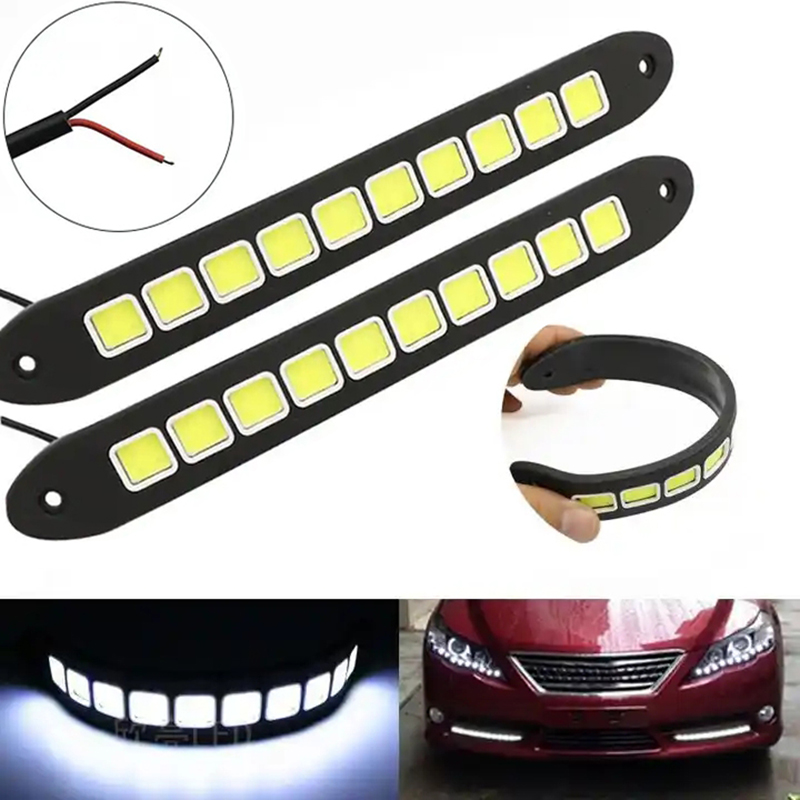 1/2 шт. DRL COB Автомобильные  – обзор и цена Car Accessories For Road Trip